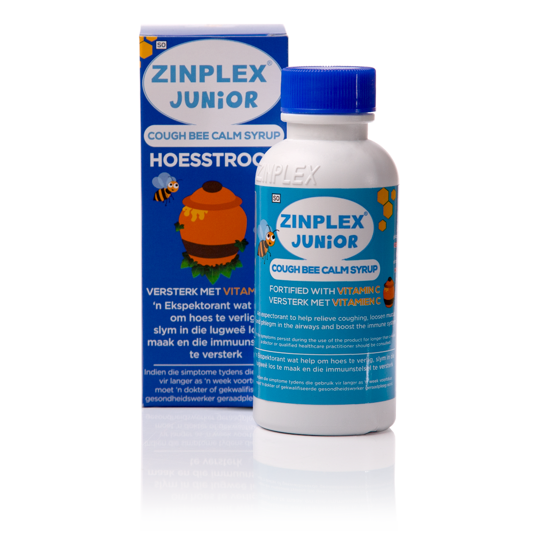 Zinplex Junior Cough Bee Calm Syrup Zinplex South Africa