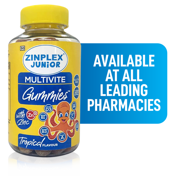 Zinplex Junior Multivite Gummies