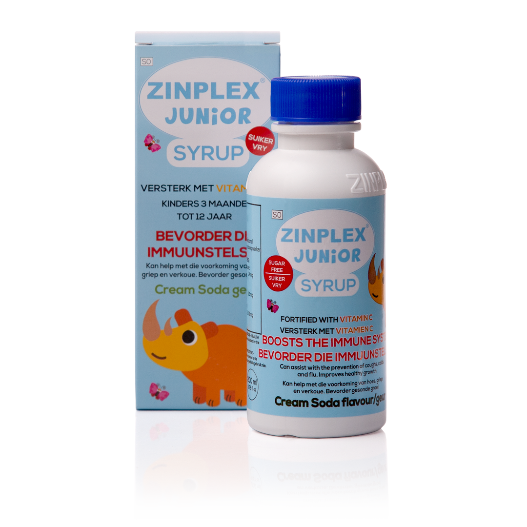 Zinplex Junior Syrup Sugar Free Zinplex South Africa
